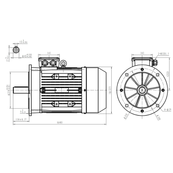 Silnik elektryczny 22,0kW 2800 obr/min. 160B5